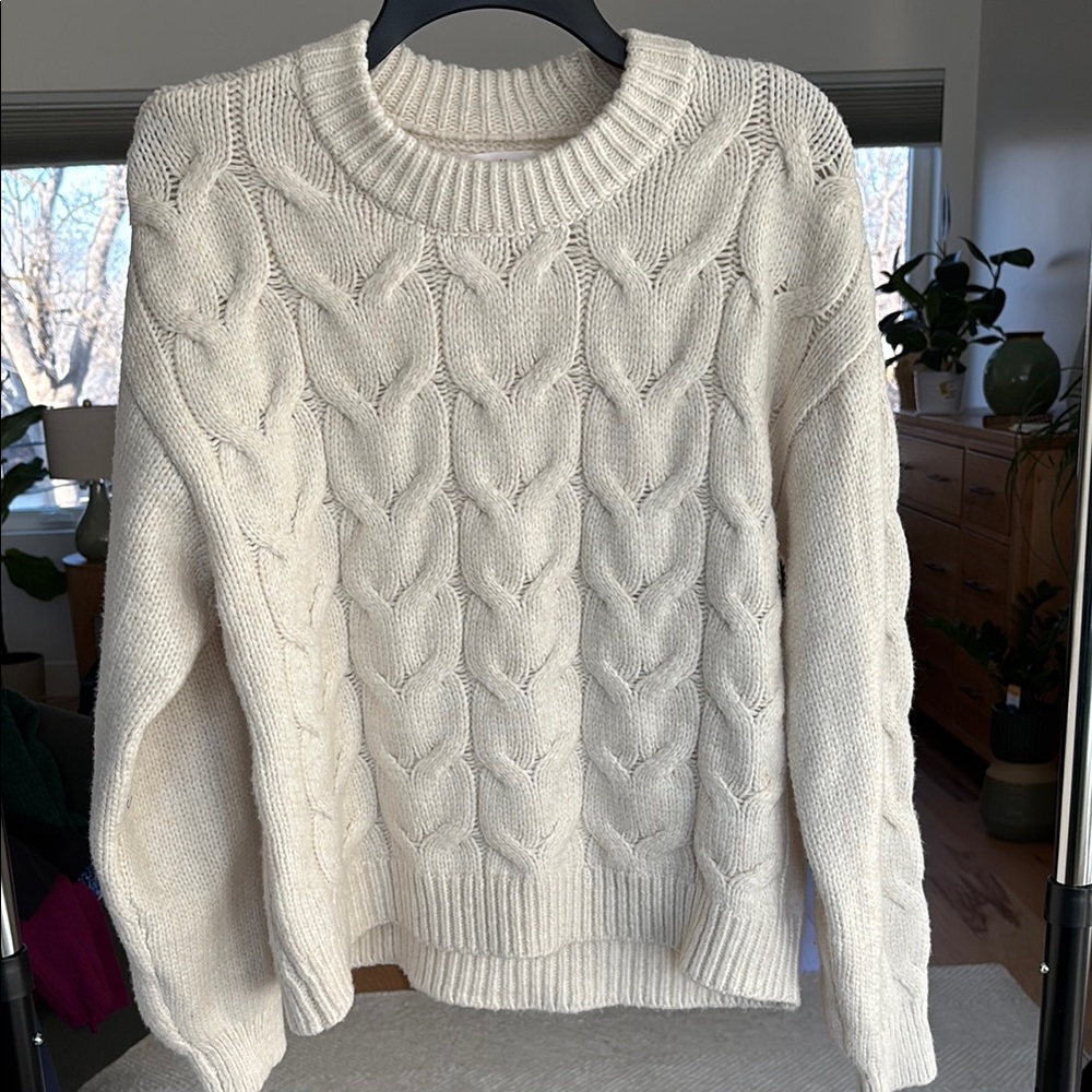 NWT Lauren Conrad cream sweater